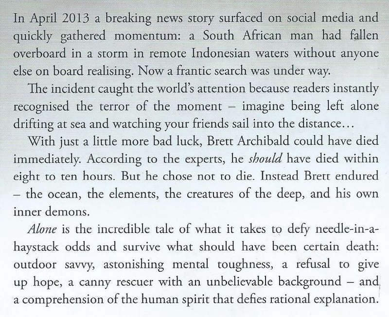 Alone: The Search for Brett Archibald (Inscribed by Author) | Brett Archibald