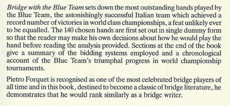 Bridge With the Blue Team | Pietro Forquet