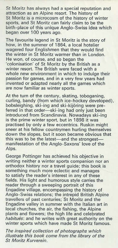 St. Moritz: An Alpine Caprice | George Pottinger