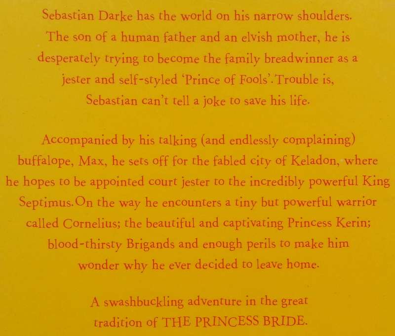 Sebastian Darke: Prince of Fools (Proof Copy) | Philip Caveney