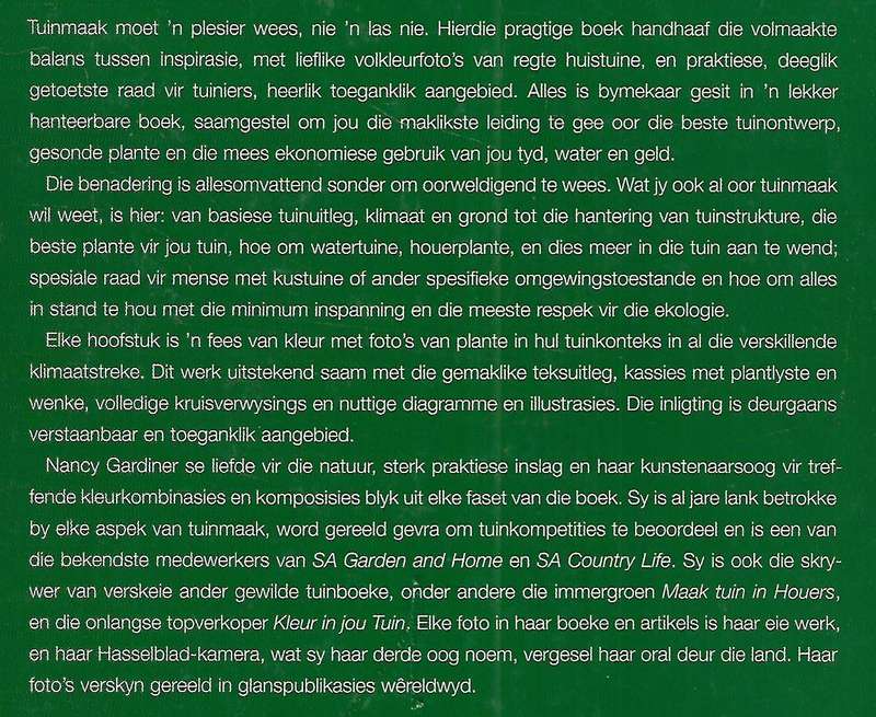Tuinmaak Maklik Gemaak: 'n Inspirerende en Praktiese Gids (Afrikaans) | Nancy Gardiner