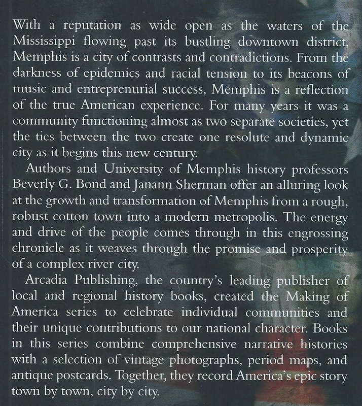 Memphis In Black and White (The Making of America Series) | Beverly G. Bond & Janann Sherman