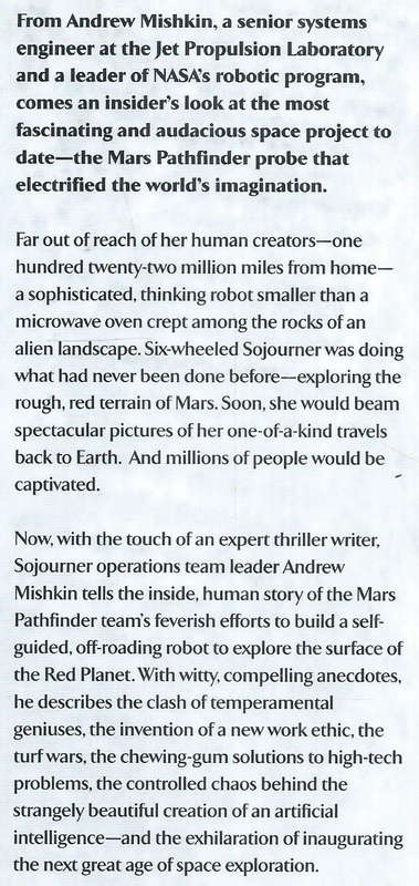 Sojourner: An Insider's View of the Mars Pathfinder Mission | Andrew Mishkin