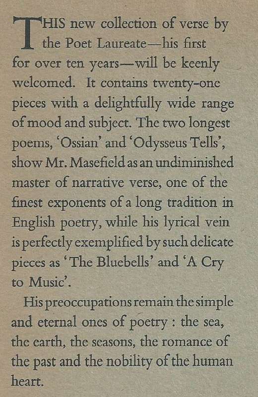 The Bluebells & Other Verse | John Masefield