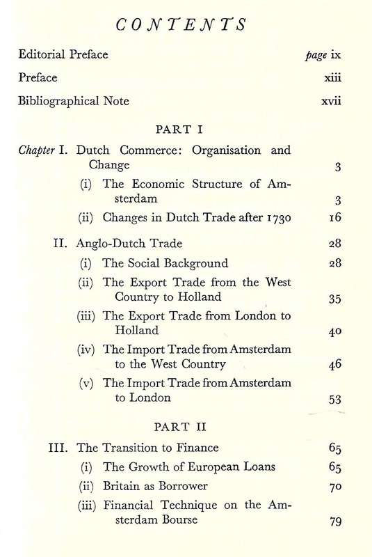 Anglo-Dutch Commerce and Finance in the Eighteenth Century | Charles Wilson