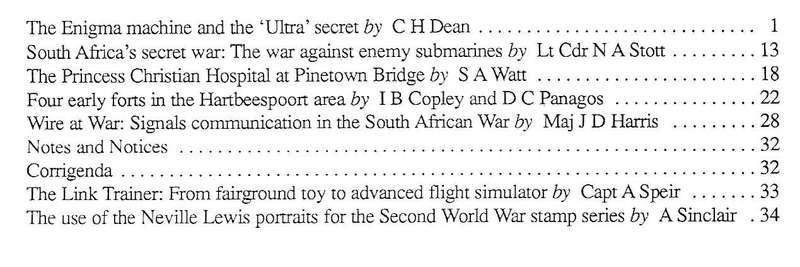 Military History Journal (Vol. 11, No. 1, June 1998, including Museum Review)