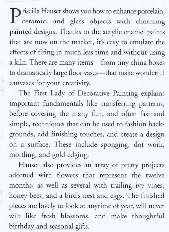 The Complete Guide to Painting on Porcelain and Ceramic | Priscilla Hauser