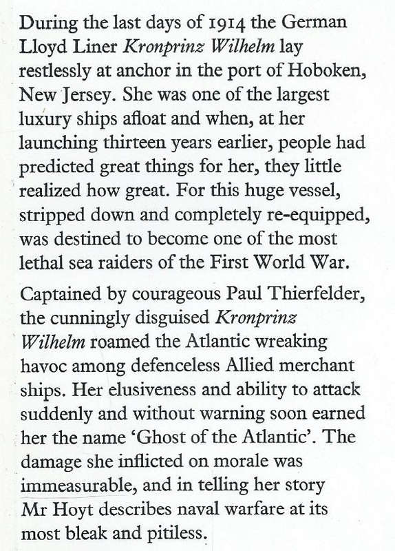 Ghosts of the Atlantic: The Kornprinz Wilhelm, 1914-1919 | Edwin P. Hoyt
