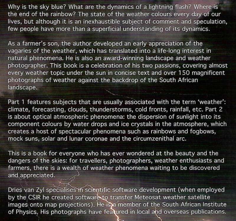 South African Weather and Atmosphereric Phenomena | Dries van Zyl