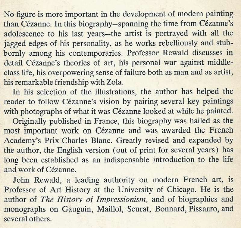Paul Cezanne: A Biography | John Rewald