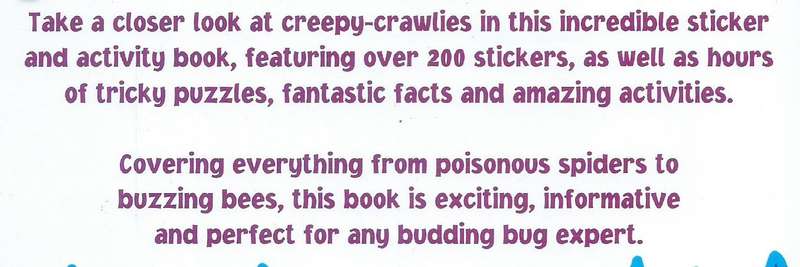 Creepy Crawlies Sticker Fun Book