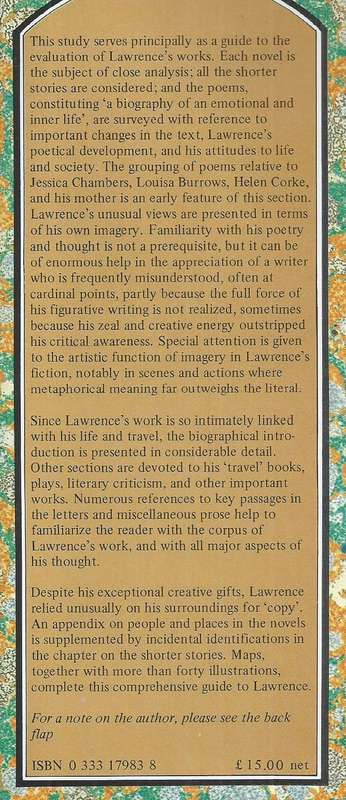 D. H. Lawrence Companion | F. B. Pinion