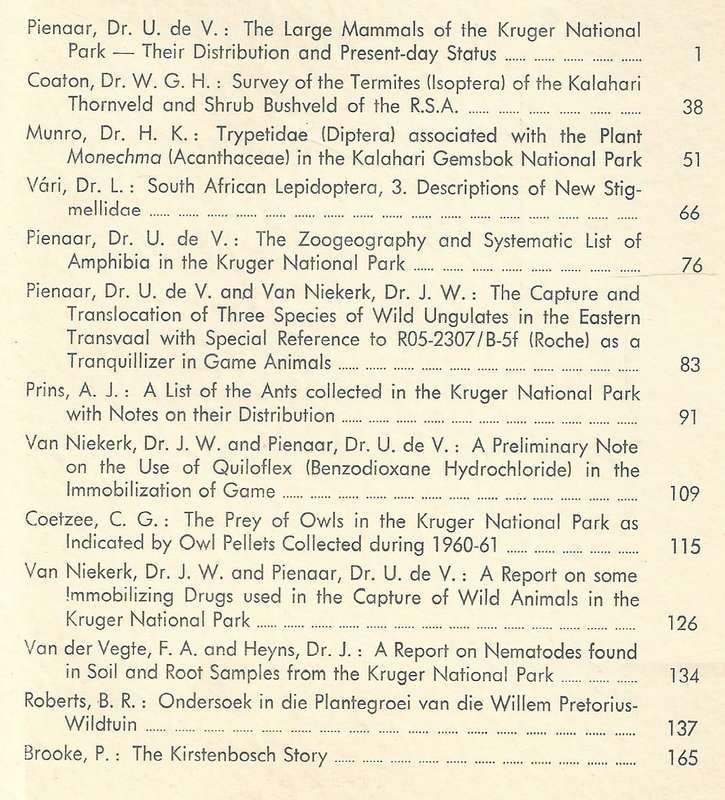 Koedoe (Vol. 6, 1963)