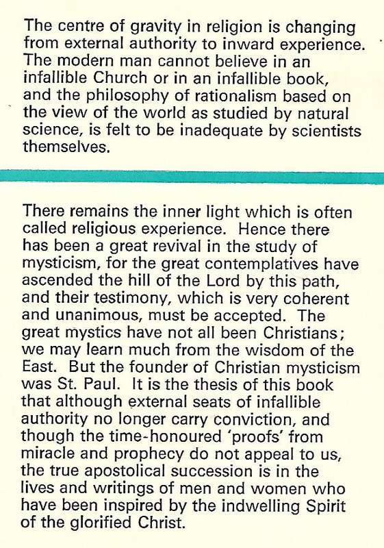 Mysticism in Religion | W. R. Inge
