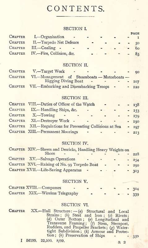 Manual of Seamanship Volume 2 (Published 1909)