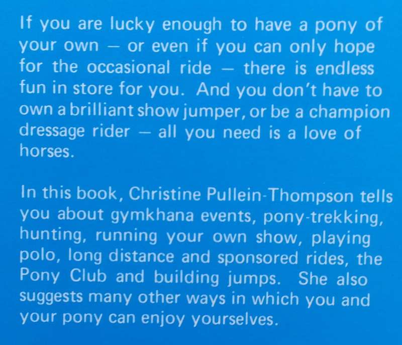 Riding for Fun | Christine Pullein-Thompson