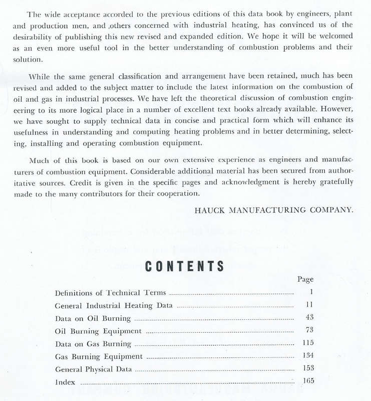Hauck Industrial Combustion Data: A Handbook (3rd Edition)