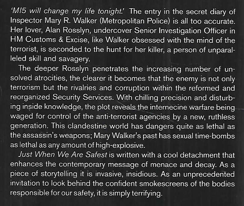 Just When We Are Safest | Reg Gadney