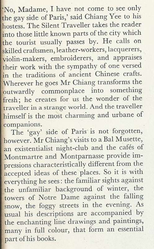 The Silent Traveller | Chiang Yee