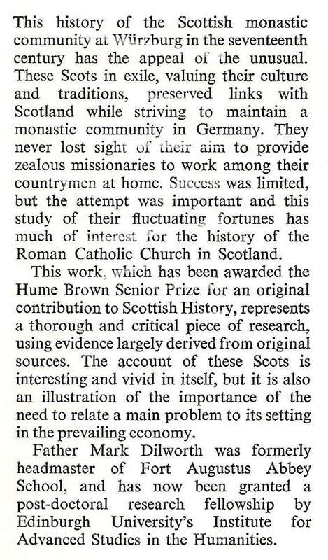 The Scots in Franconia | Mark Dilworth