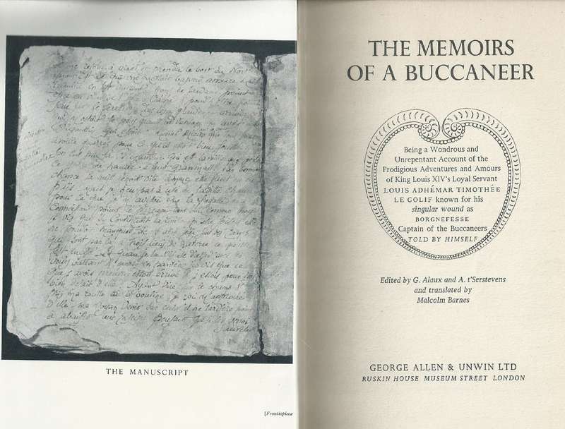 The Memoirs of a Buccaneer | Loius Adhemar Timothee le Golif