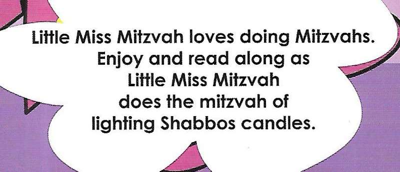 Little Miss Mitzvah Lights Shabbos Candles