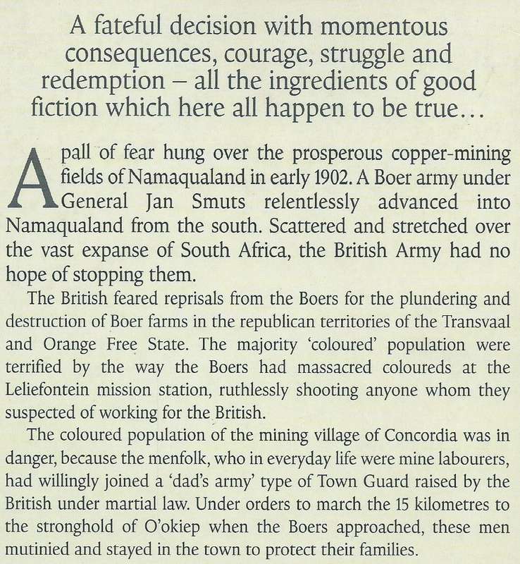 The Men Who Would Not March: The Surrender of Concordia, Namaqualand, 4 April 1902 | David Thomas