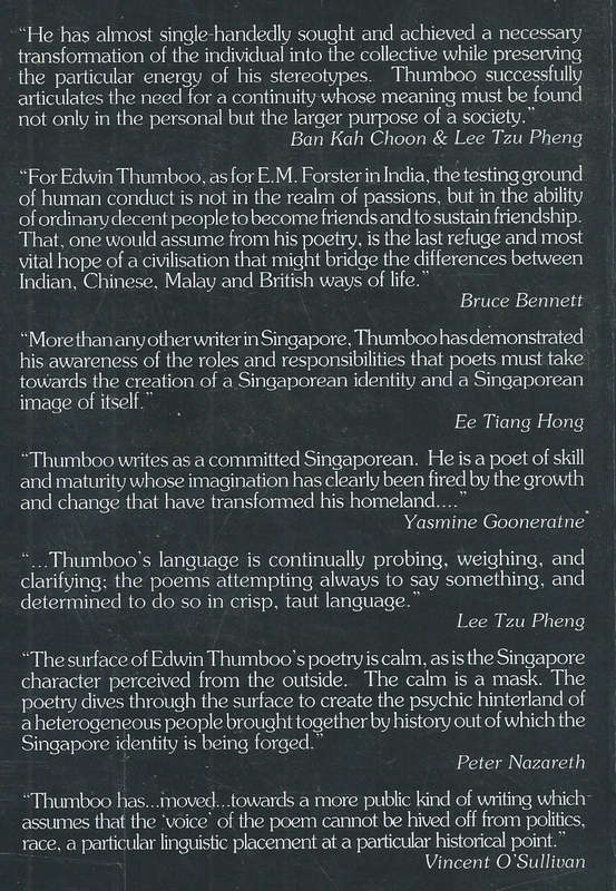 A Third Map: New And Selected Poems (Inscribed by Author) | Edwin Thumboo