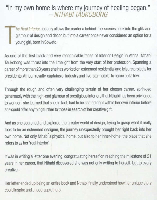 The Real Interior (Inscribed by Author) | Nthabi Taukobong