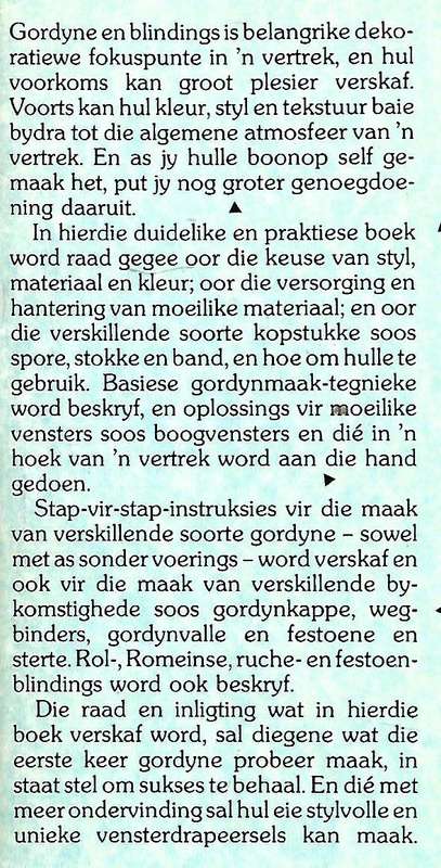 Gordyne en Blindings (Afrikaans) | Eileen Kittier