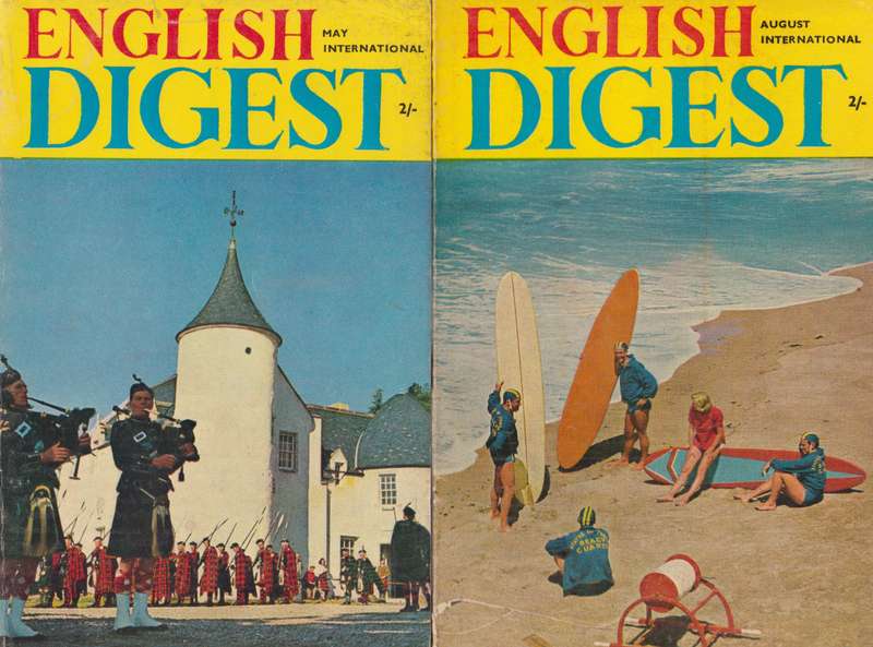 8 Issues of The English Digest (1963-1965)