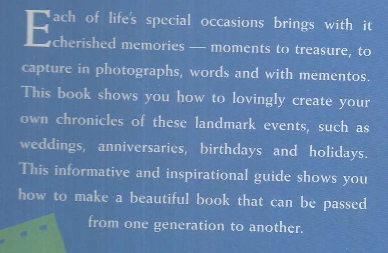 Creating Memories: Making a Memory Scrapbook for Life's Special Occasions | Mary-Anne Danaher