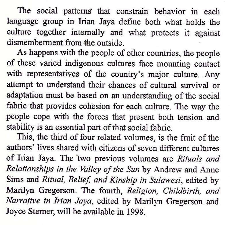 Kinship and Social Organization in Irian Jaya: A Glimspe of Seven Systems | Marilyn Gregerson & J...