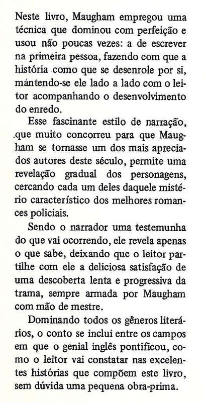 Primeira Pessoa do Singular (Portuguese) | W. Somerset Maugham