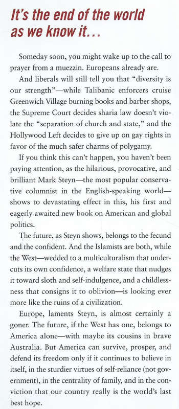 America Alone: The End of the World as We Know It | Mark Steyn