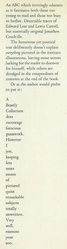 A Beastly Collection (ABC Book) | Jonathan Coudrille