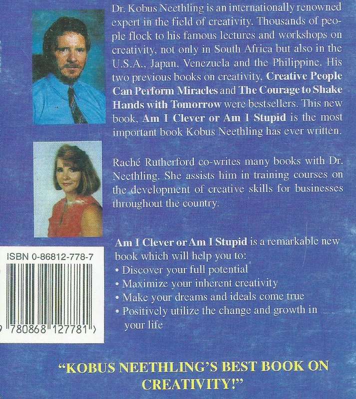 Am I Clever or Am I Stupid (Signed by Author Kobus Neethling) | Kobus Neethling & Rache Rutherford
