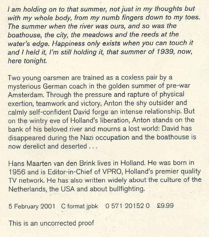 On the Water (Proof Copy) | H. M. van den Brink