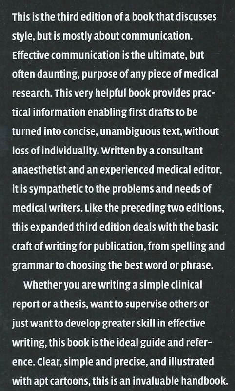 Medical Writing: A Prescription for Clarity | Neville W. Goodman & Martin B. Edwards