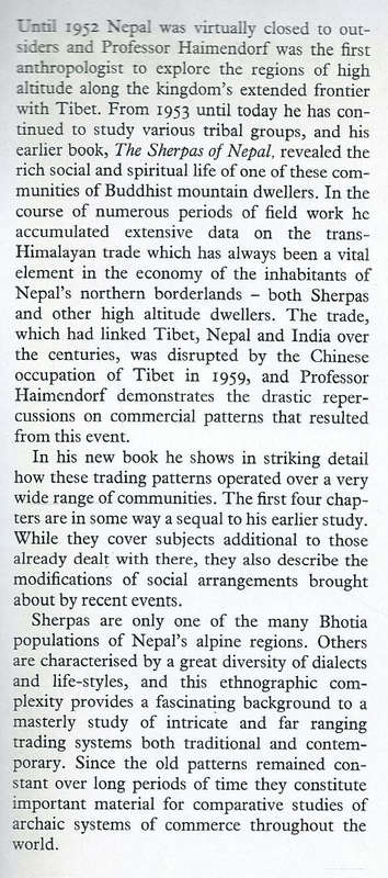 Himalayan Traders (Proof Copy) | Christoph von Furer-Haimendorf