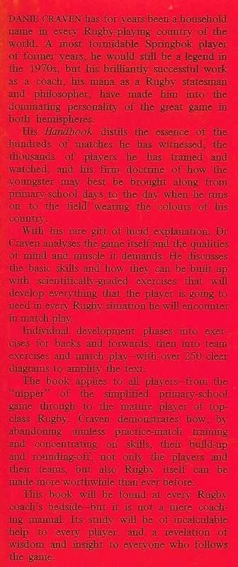 Rugby Handbook | D. H. Craven