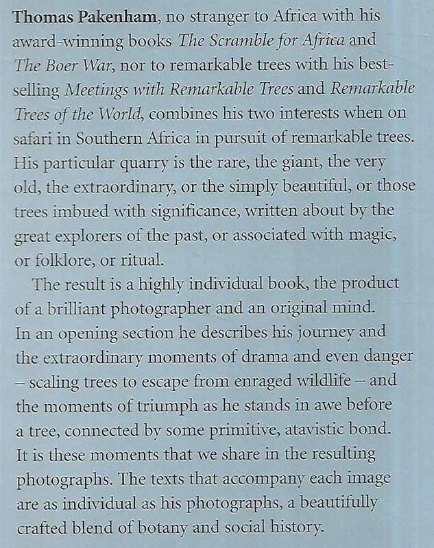 In Search of Remarkable Trees: On Safari in Southern Africa (Inscribed by Author) | Thomas Pakenham