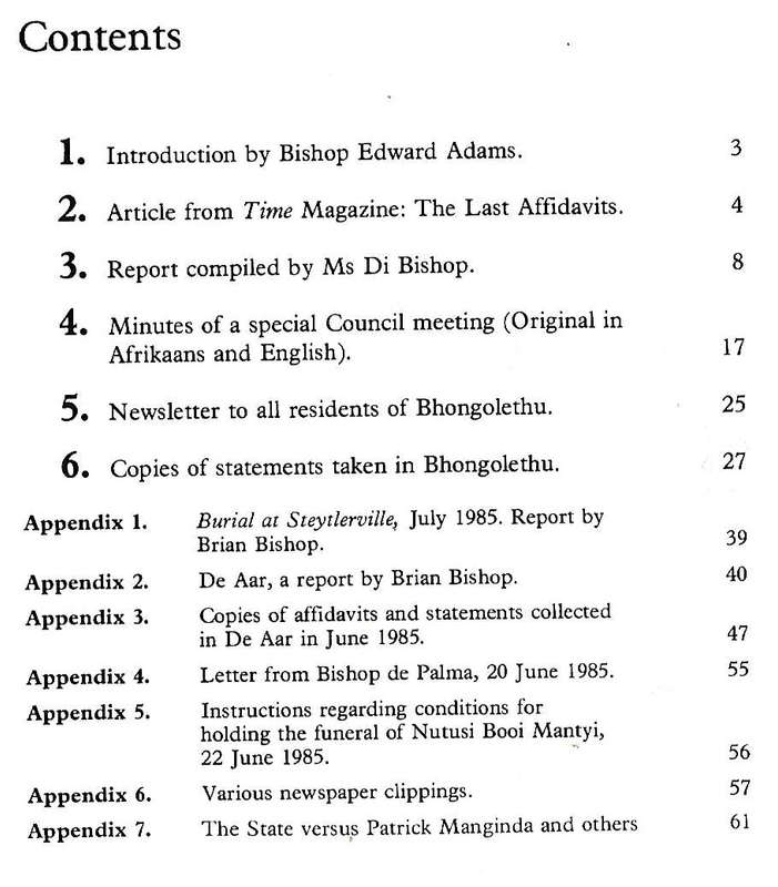 The Last Affidavits