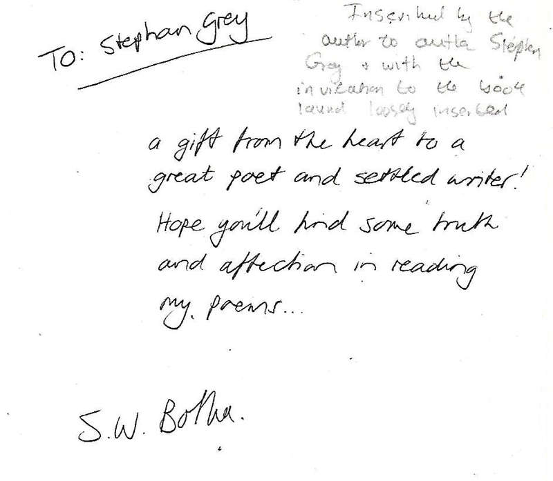 Montage: Whispers of Devotion (Inscribed by Author) | S. W. Botha