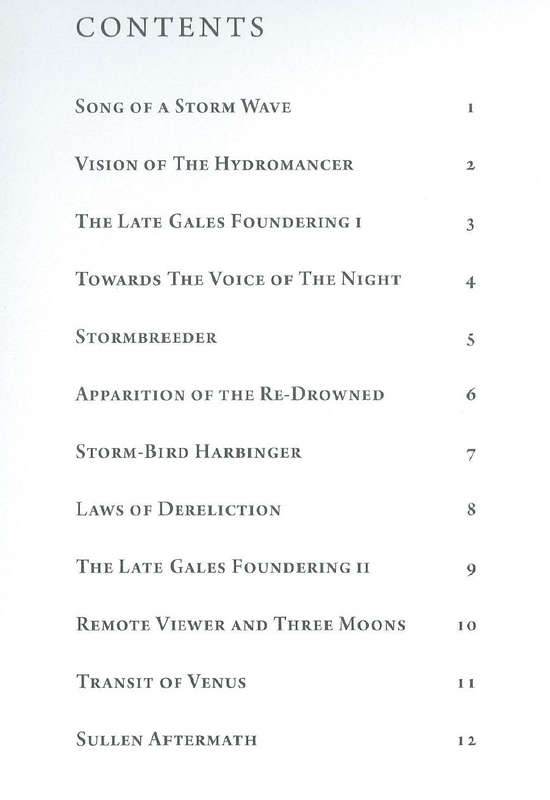 A Catechism of the Law of Storms | John Burnside & Will Maclean