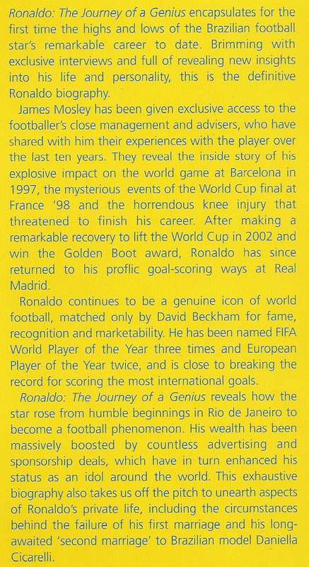 Ronaldo: The Journey of a Genius | James Mosley