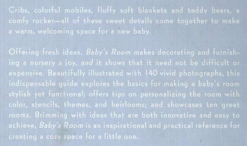 Baby's Room: Ideas and Projects for Nurseries | Jessica Strand