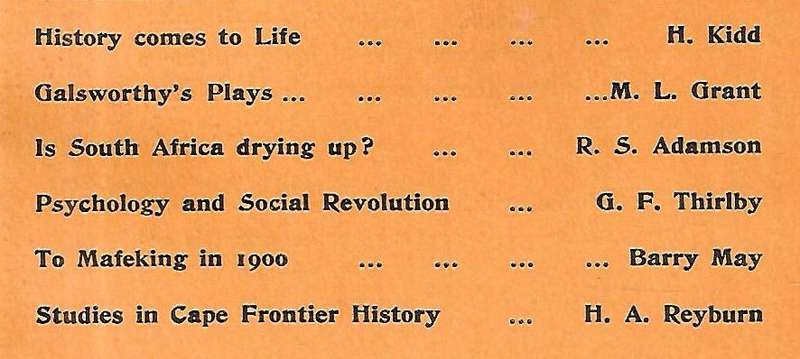 The Critic: A South African Quarterly Journal (Vol. 3, No. 4, July 1935)