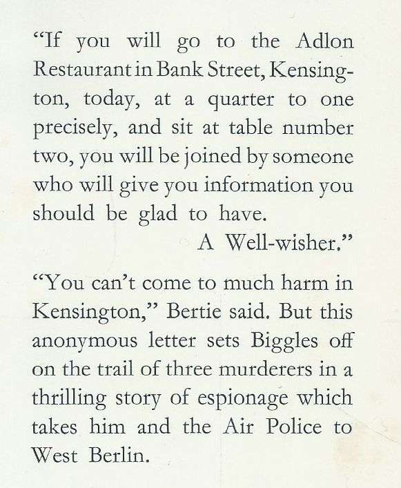 Biggles Takes a Hand (First Edition, 1963) | Captain W. E. Johns