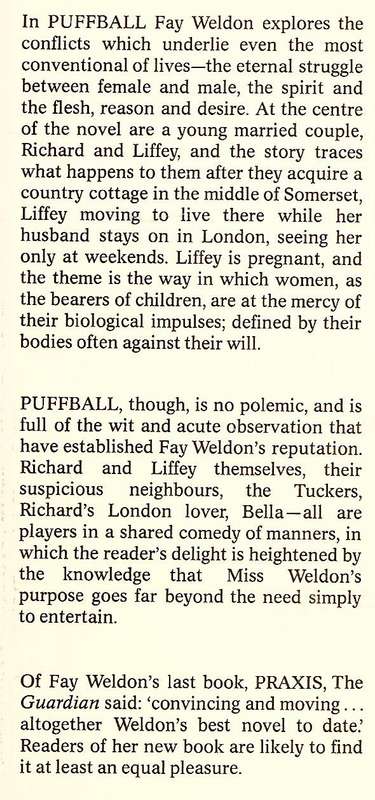 Puffball (First Edition, 1980) | Fay Weldon